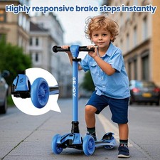 SEJOY 3-in-1 Kids Balance Scooter &ndash; Foldable, with Seat & Light-Up Wheels
