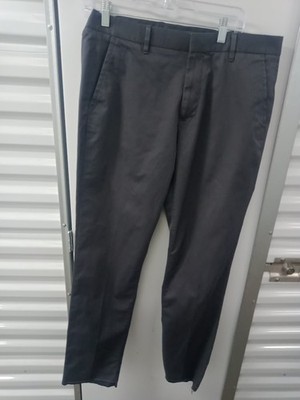 Bonobos Pants Mens 33x32 Gray Friday slim Fit Cotton Slacks A46