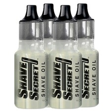 Shave Secret Shaving Oil - The Most 0.16 Fl Oz Pack of 4 , Multicolor
