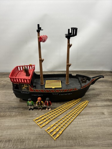 Bateau Pirate PLAYMOBIL 4424 Vintage - Ancienne Référence - Rare Et Complet
