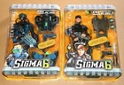 Lot of 2 GI Joe Sigma 6 Action Figures Sea Ops Duke & Tunnel Rat New READ