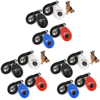  12 stücke Professionelle Hund Clicker Big Button Training Clickers mit