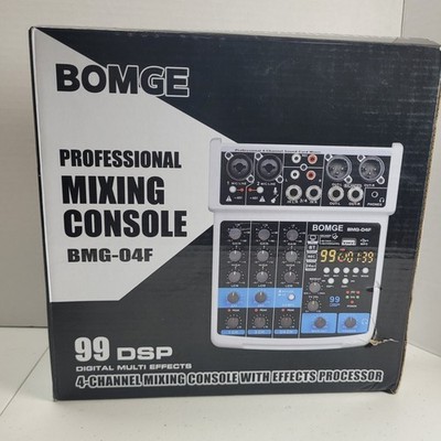 BOMGE Professional Mixing Console BMG-04F 99dsp 4 Channel With Effect Processor