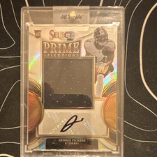 Panini 2022 Select George Pickens Steelers Prime Selections RC Auto Patch /99