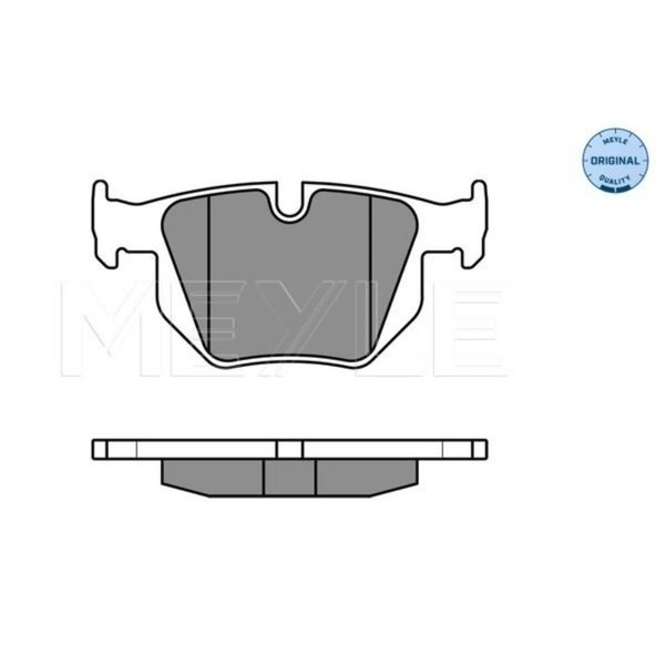 Meyle BremsbeläGe Bremsbelegsatz Hinten System ATE FüR BMW X5 X6-image