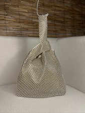 Jessica McClintock Handbag Beaded Aluminum Beads