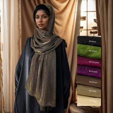 New Scarf Muslim Women Solid Color Long Shawl Islam Head Wrap Cover Turban Hijab