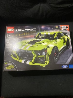 LEGO Technic # 42138 Ford Mustang Shelby GT500 Cobra Pull Back Drag Race Car Set