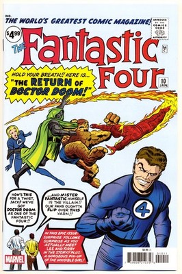 FANTASTIC FOUR #10 NM, Facsimile Edition, Stan Lee Jack Kirby Marvel Comics 2025