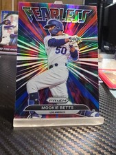 2022 Panini Prizm - Fearless Mookie Betts #FL-5 Silver Prizm