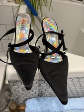 Ravel Open Satén Shoes With Diamante Strap. 36/ Uk 3.5