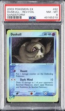 2003 POKEMON EX SANDSTORM #62 DUSKULL-REVERSE FOIL PSA 8 on eBay