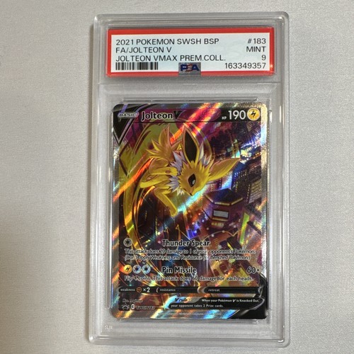 Jolteon V graded PSA 9 for sale on eBay