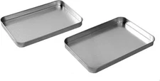 Premium Steel Baking Trays Compatible With Easy Bake Ultimate Oven | 2-Pack | |