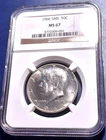 1966 SMS NGC MS67 Kennedy Half Dollar