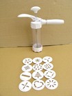Biscuit maker  Sturdy gun syringe pump for dough cookies cream garnish.