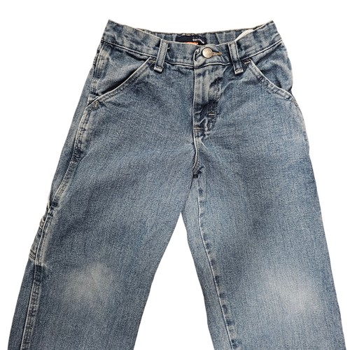 Basic editions Boys Carpenters 90s Denim Jeans Size 8 - Picture 2 of 8