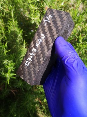 Kohlefaser Messerherstellung Material Block Messergriff Skalen F1 Klasse