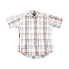 Vintage 1990's Chaps Ralph Lauren Plaid Button Up Shirt Men's L