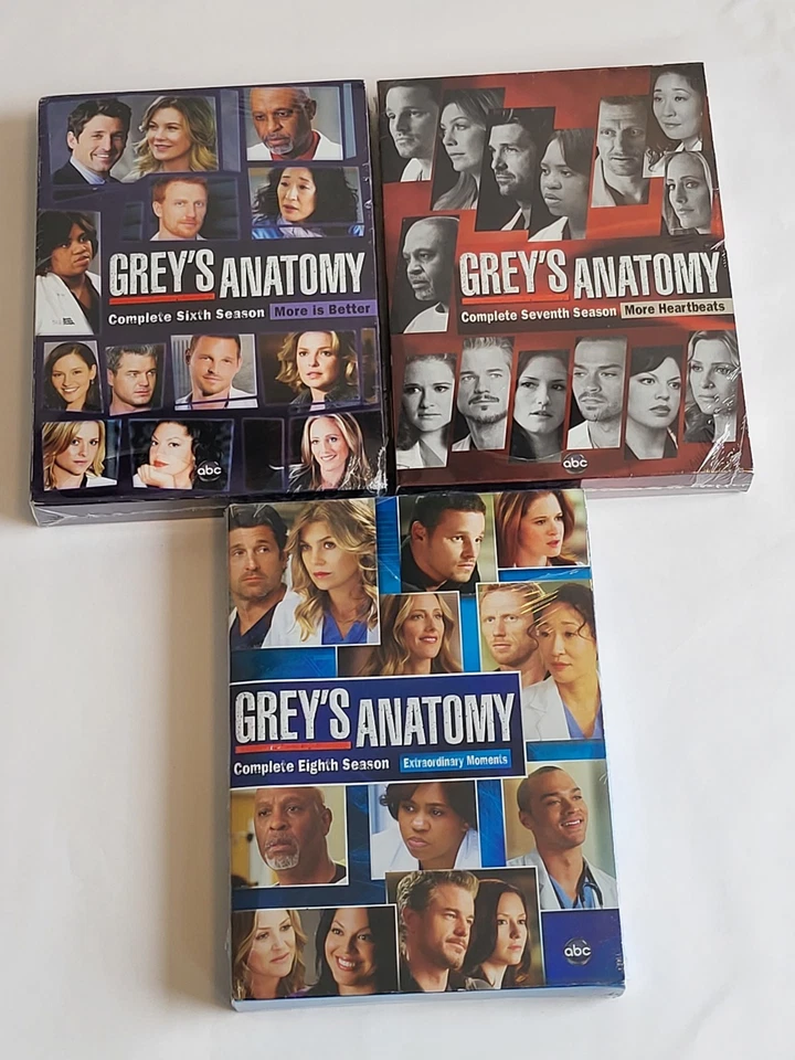 Greys Anatomy Complete Season 6. Season 7 & Season 8 - NEW Foto 2 de 4
