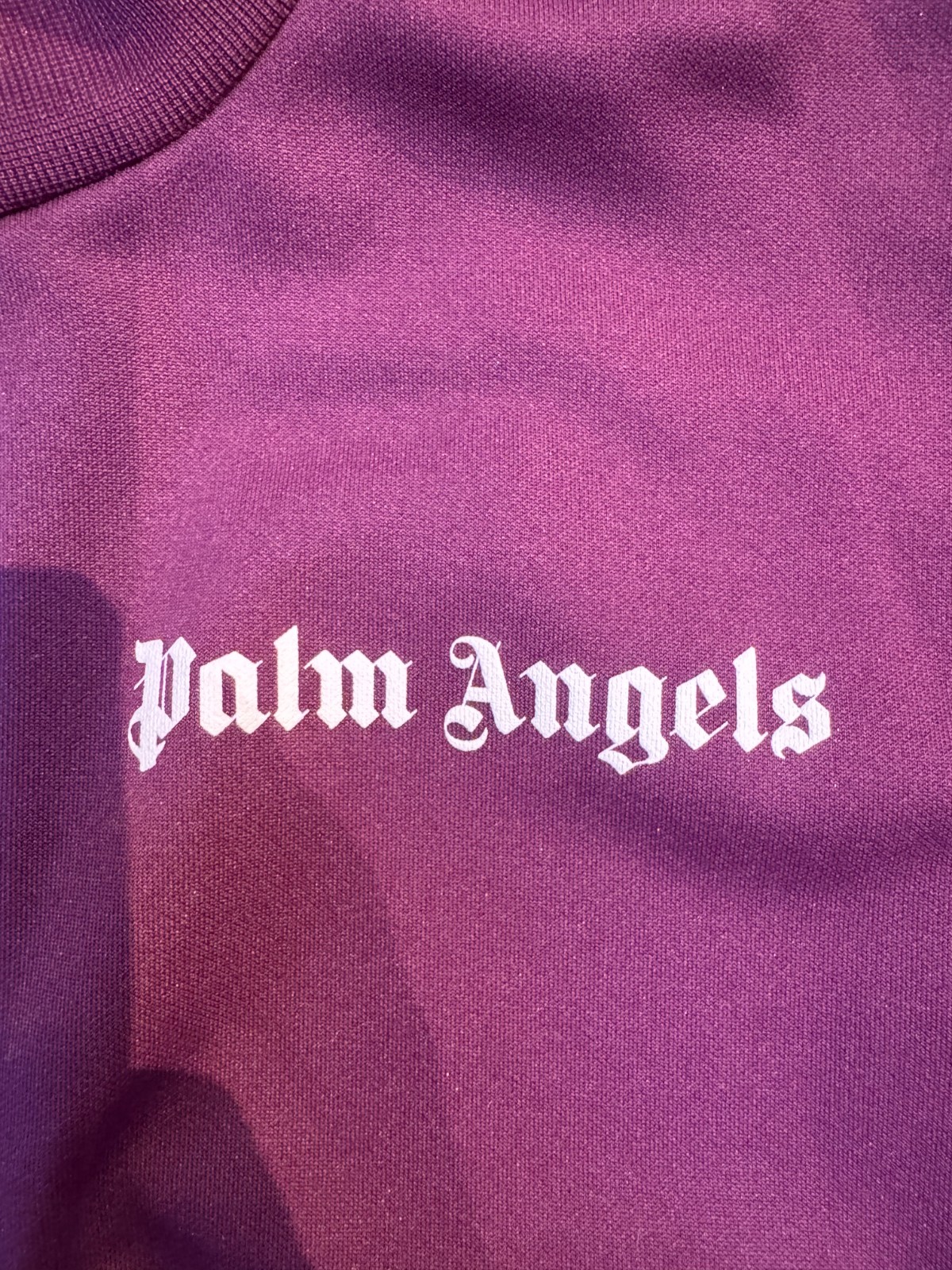 Palm Angels Classic Track Jacket in purple size xs RRP£398 image 3