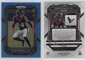 2022 Panini Prizm Rookies Light Blue Prizm Derek Stingley Jr #369 Rookie RC