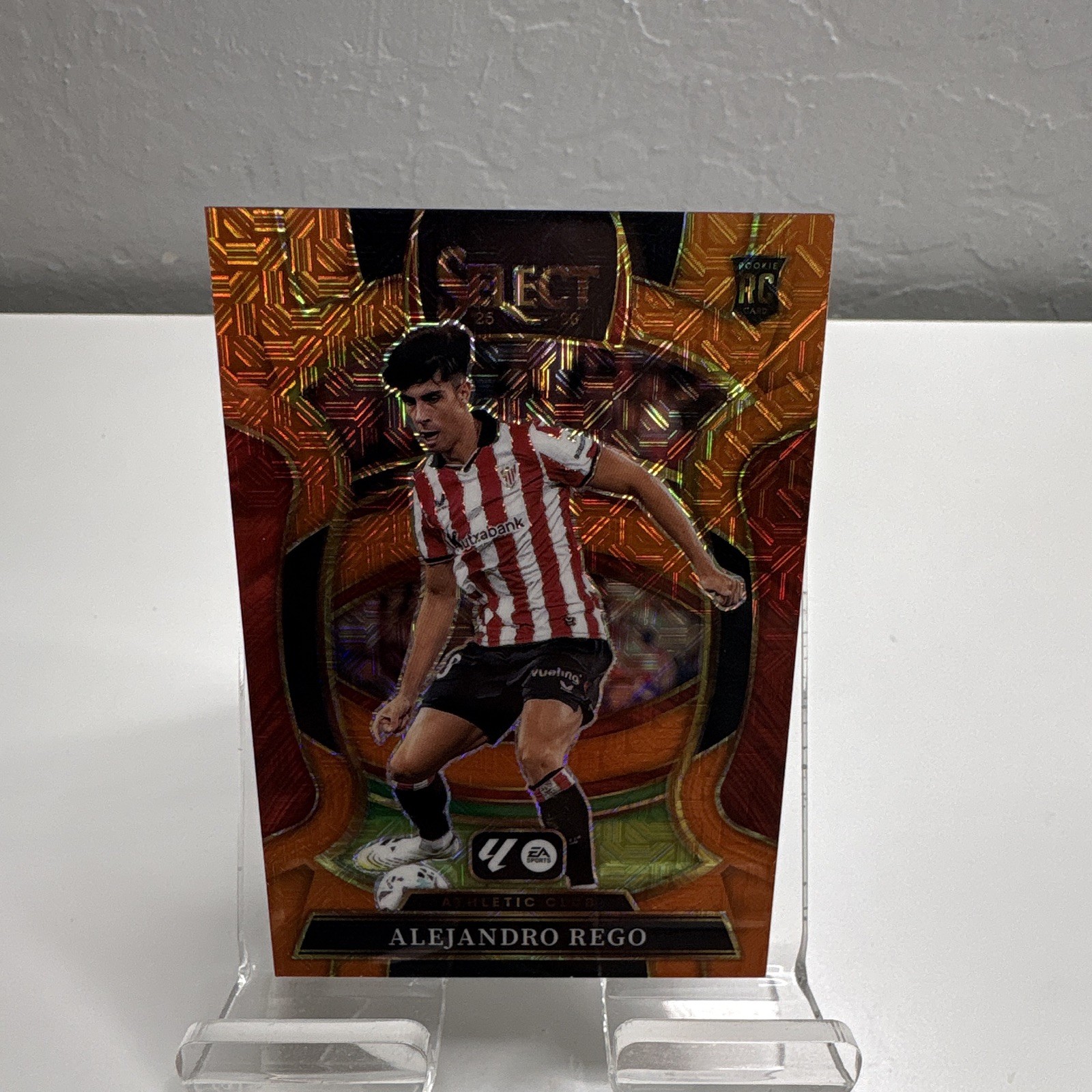 25-26 Panini Select La Liga - Terrace Alejandro Rego #20 Orange Mojo Prizm /199