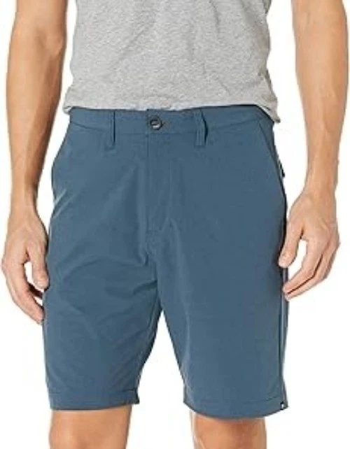 BILLABONG Surftrek 19" Hybrid Shorts Sz 30 Navy Woven Chino Style Regular Fit