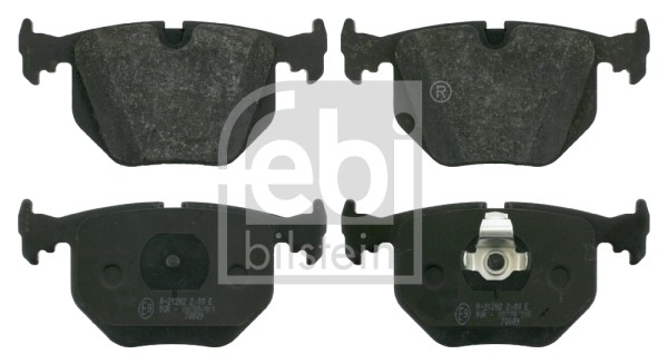 Hinterachse Febi Bilstein 16175 Bremsbelagsatz, Scheibenbremse FüR Bmw-image
