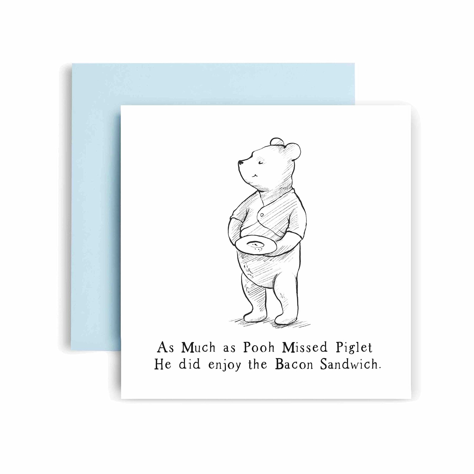 Huxters Birthday Cards for Men – Funny Bacon 210 x 290 mm, Multicolor