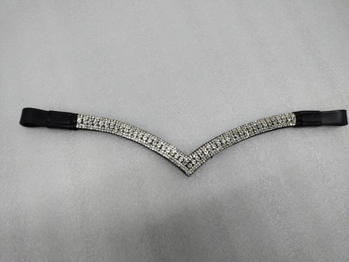 Frontail Brillant Pour Cheval - Ridex - Vert Cristal - Toutes Tailles - Neuf