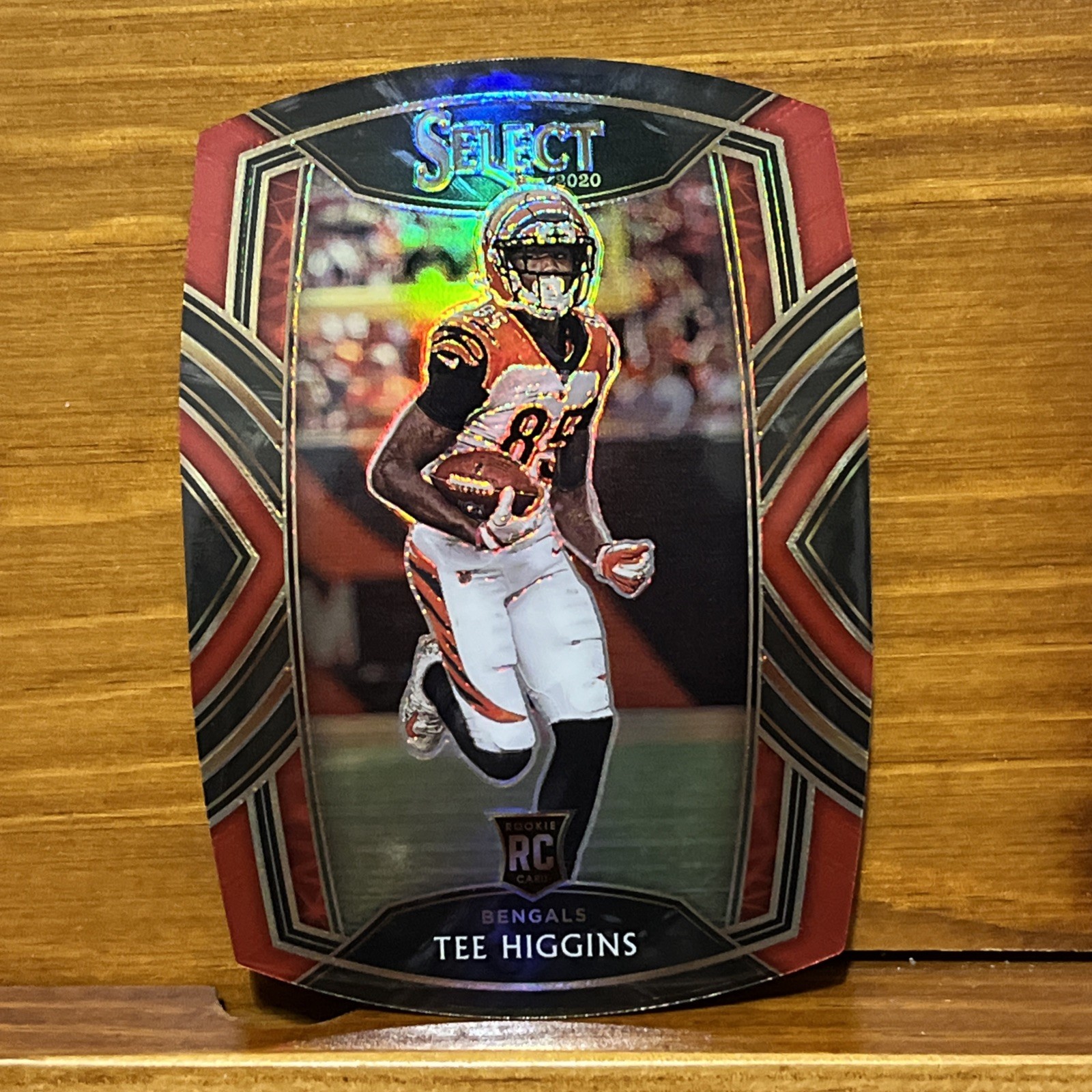 2020 Panini Select Tee Higgins Rookie Club Red Die-Cut Cincinnati Bengals #260