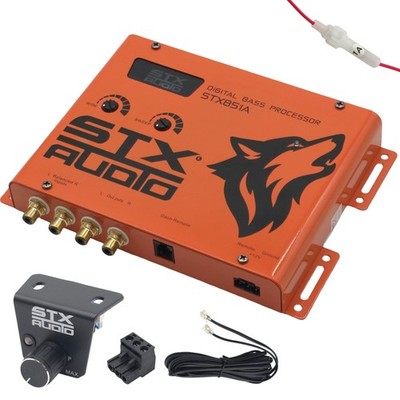 STX Audio STX851A Digital Bass Processor with Remote Control & EQ