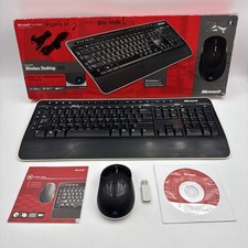Microsoft Wireless Desktop 3000 Keyboard  Laser Mouse Model 1379 1387 1364