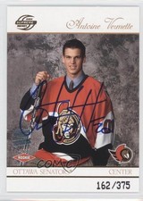 2003-04 Pacific Supreme Rookie Auto 162/375 Antoine Vermette #130 Auto 0v1
