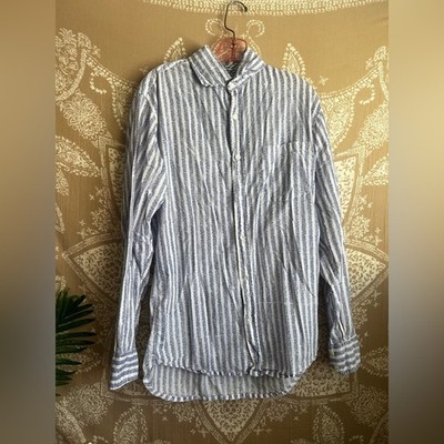 Roberta Roller Rabbit 100% Cotton Long Sleeve Button Down Top