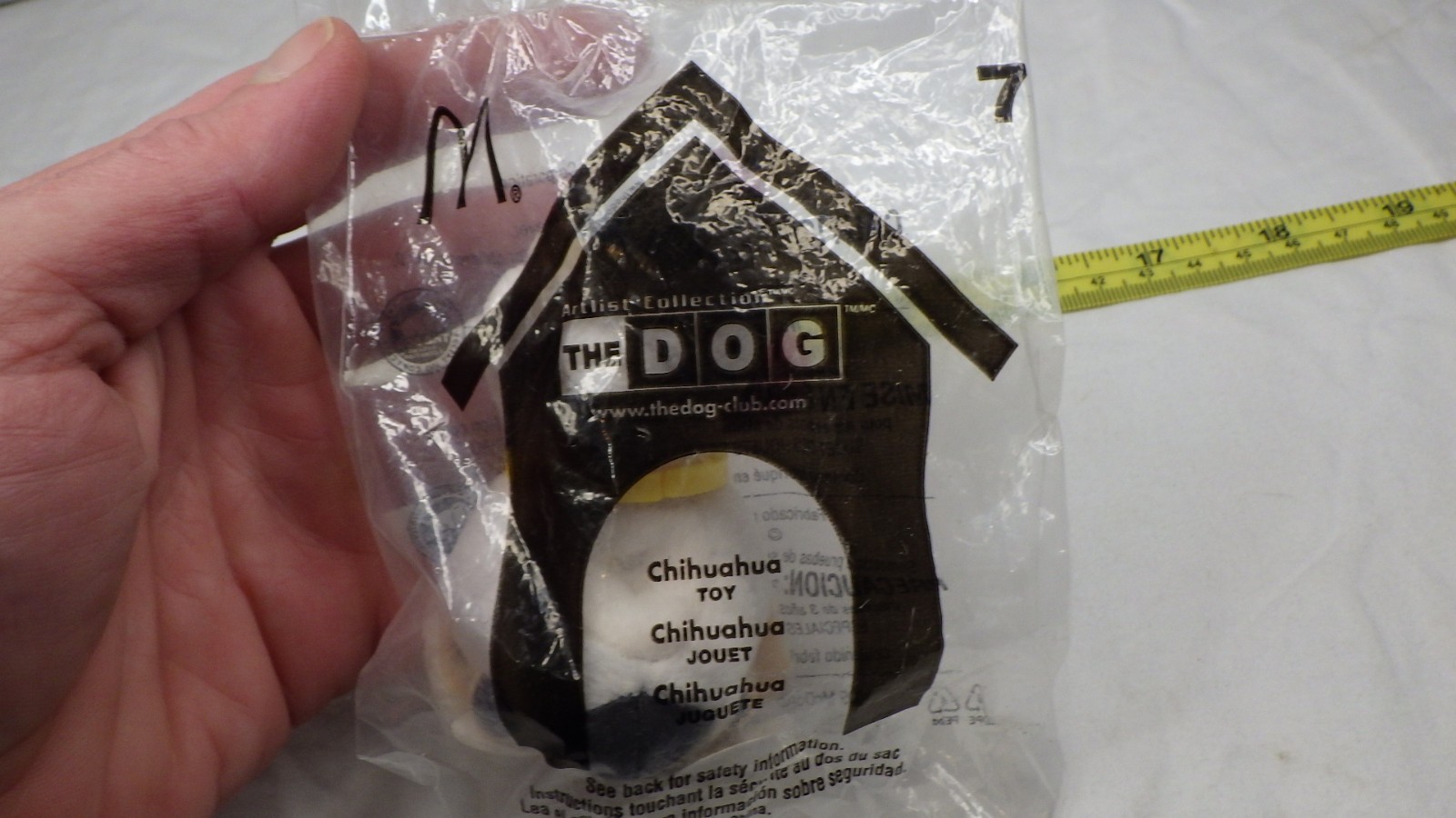 Vintage McDonald's Collectible Artist Collection The Dog Chihuahua #7 B