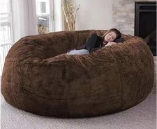 BUDDA style Midi Bean Bag  Brown Cord Fabric
