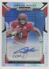 2019 Panini Prizm Draft Picks Hyper 60/75 Antoine Wesley #148 Auto 0c6