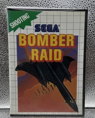 Bomber Raid Sega Master System mit Handbuch Retro 1988 #1163