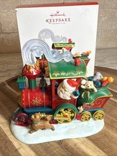 2016 Hallmark Keepsake “Santa s Christmas Train” Ornament - Club Exclusive