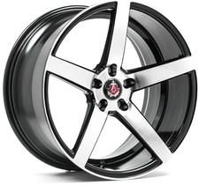 Alloy Wheels 19" Axe EX18 Black Polished Face For Vauxhall Antara 06-15