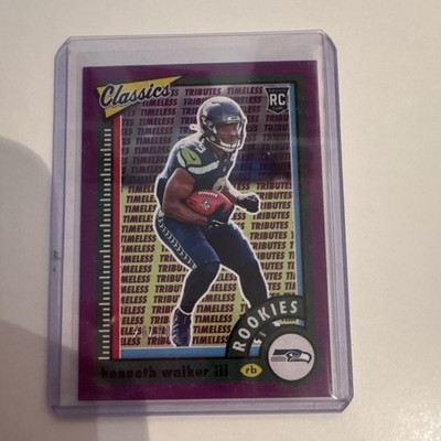 Panini Classics Kenneth Walker III Seahawks  Rookie  Purple numbered/50 