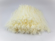 1000 Ea 8 Inches Mount Head Screw Nail Hole Cable Zip Wire Tie 50 Lbs Natural...