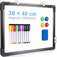 Mini Whiteboard A3 40X30Cm Doppelseitig Magnettafel FüR Planung To-Do Liste