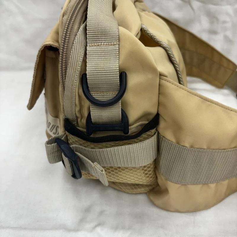 Bolso pequeño con parche con logotipo de bolsa de nailon rosa HouPO Foto 4 de 4