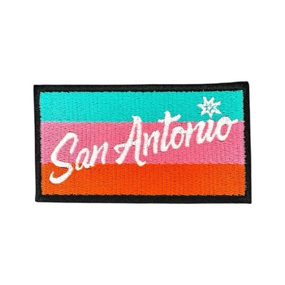 San Antonio City Edition Patch Spurs Parody Embroidered Iron-On