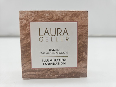Laura Geller Baked Balance-N-Glow Illuminating Foundation GOLDEN MEDIUM .28oz 8g