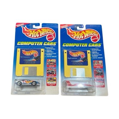 Hot Wheels Computer Cars '93 Camaro & Hydroplane Diecast Unopened package 