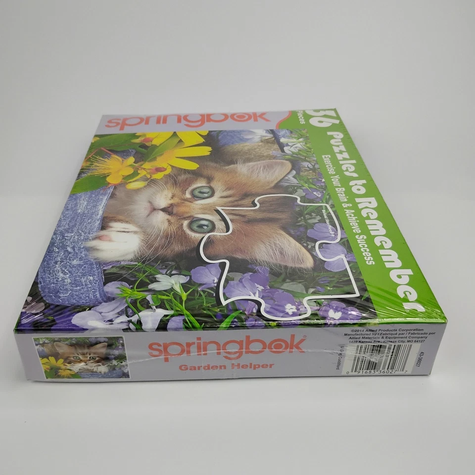 Springbok Puzzles to Remember GARDEN HELPER 36 Extra Large Pieces Dementia NEW - Image 3 of 4